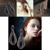 Fashion Court Retro Dropshaped Earrings For Women With Elegant And Wild Style