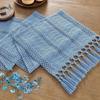 Luxurious Bohemian-Style Cotton Linen Woven Table Runner With Tassels, Perfect For Home Décor, Modern Farmhouse Style, And Table Decoration.
