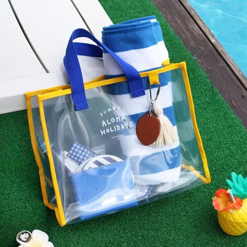 Waterproof PVC Beach & Travel Tote Bag