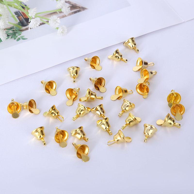 Металлические открытые ветряные колокольчики для рождественского украшения и DIY аксессуаров для бижутерии 0.8cm