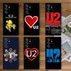 U-U2 Rock Band Soft Phone Case for Samsung Galaxy S26 S25 Edge S24 Ultra S23 Plus S22 S21 FE S20 Black Cover Back Shell