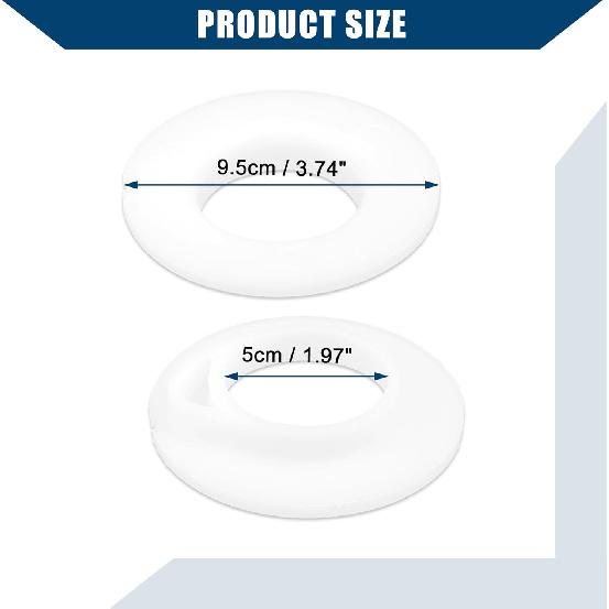 NO. E8TZ-5414-B Front Lower Suspension Coil Spring Insulator for Ford F150 F250 F350 Super Duty/Lower Spring Insulator Upper Bracket Insulator RWD