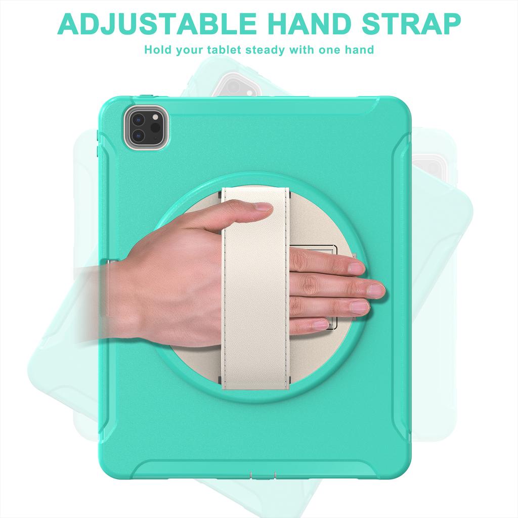 Full Body Protective TPU Silicone Case Tablet Cover for iPad Pro 12.9 Inch 2018/2020/2021/2022 With Pen Slot Design