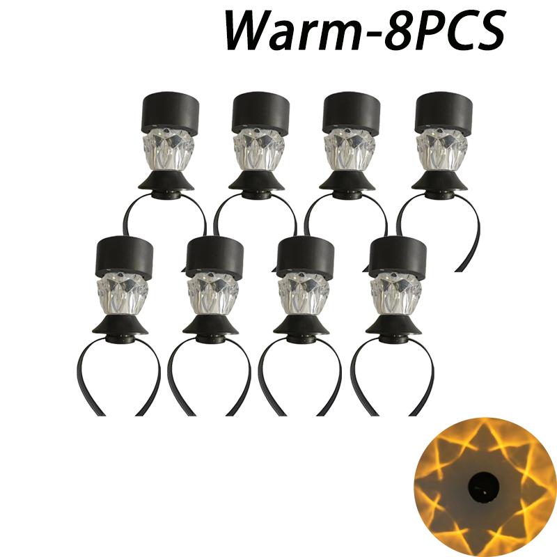 20 Stück Lampe Solar Poollicht Rahmen auf dem Boden für Schwimmbad Außenpool Zaun Dekorative Accessoires Wasserdicht LED