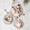 Nordic Christmas Hanging Decoration Horse Figurines Santa Clause Christmas Tree Ornament Festival Party Supplies Xmas Pendant