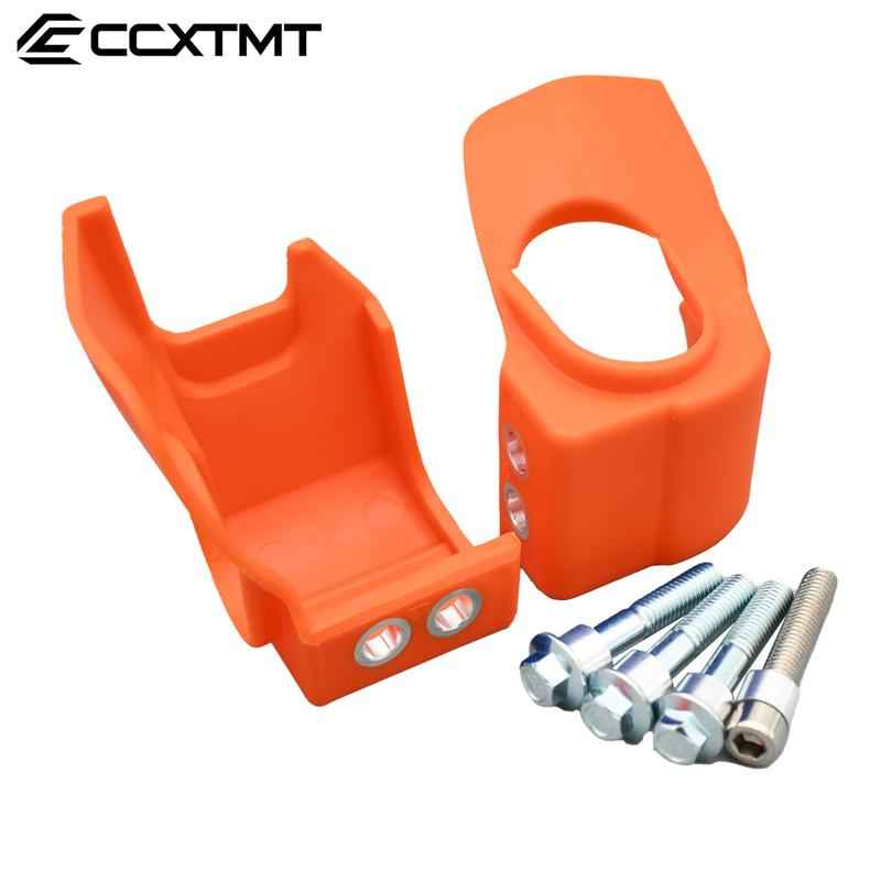 Motorcycle Front Fork Shoe Cover Lower Leg Guard Protector For KTM XC XCF EXC EXCF SX SXF Husqvarna 125-501 TE FE TX FX TC FC