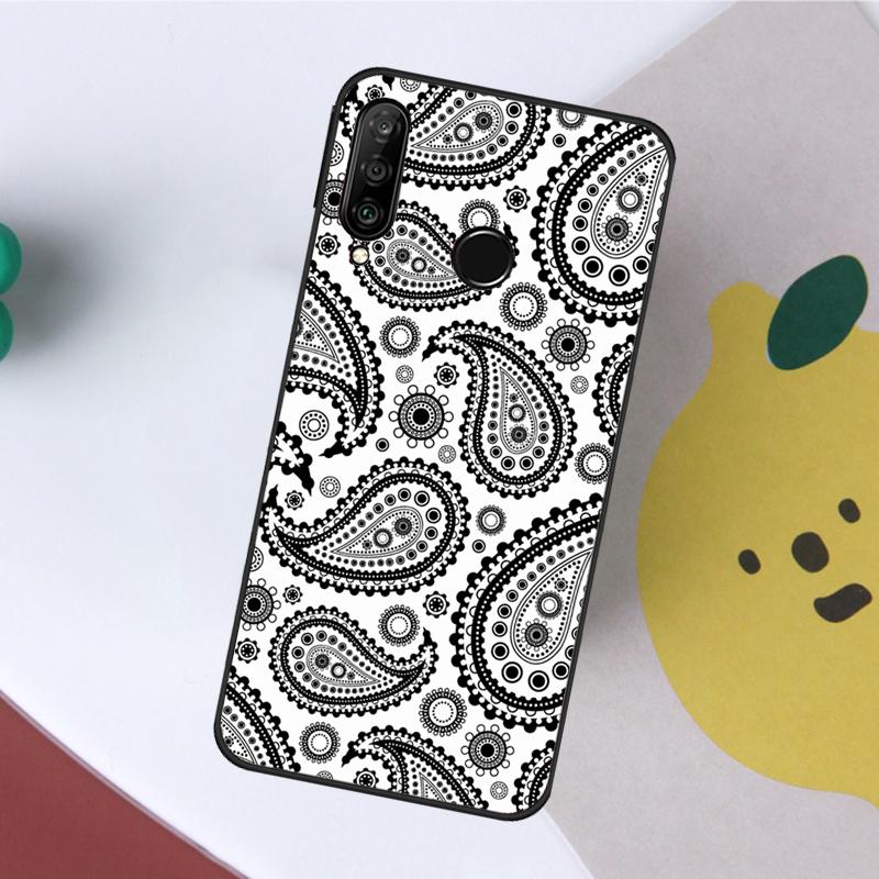 Bandana Seamless Pattern For Huawei Nova 5T 9 10 SE 7i 8i 11i 12i Y60 Y61 Y70 Y72 Y73 Y90 Y91 P20 P40 P30 Lite Case