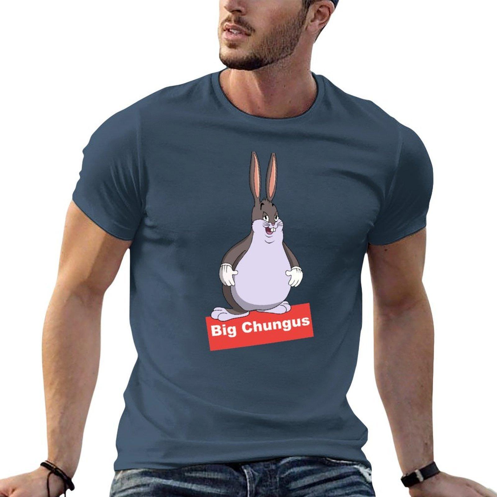 Big Chungus Meme Tshirt T Shirt Unisex 100 Cotton Luxury Brand Black Cotton Tshirt Plain For Unisex Package Tshirt S