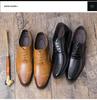 Men's Pointed Toe Leather Shoes - British Retro, Business Casual, Korean Style, Height Increasing, Formal & Wedding.