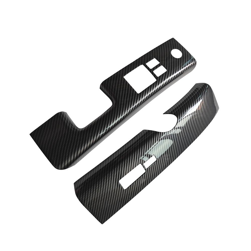 

Carbon Fiber Look Interior Window Switch Covers For Nissan 350Z Z33 2006-2008