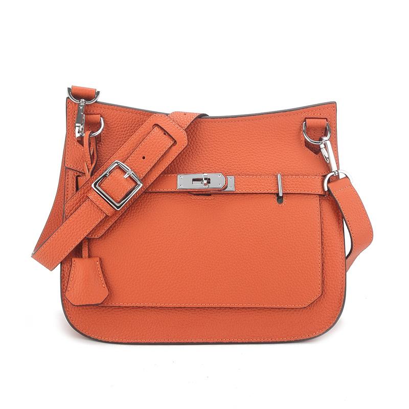 2025 Nová vrchní vrstva hovězí kůže Gypsy taška Kožená módní podpažní taška přes rameno Atmosférická textura Platinum Kai taška