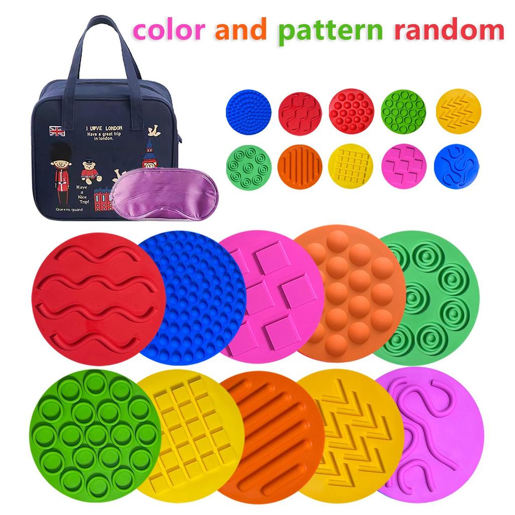 Children's Silicone Sensory Tactile Pad - Early Education & Sensory Integration Toy