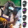 Auto Darkening Welding Hood Anti-Glare Welding Helmet Wide Shade Anti-Fog Face Protector Adjustable Headgear For Construction