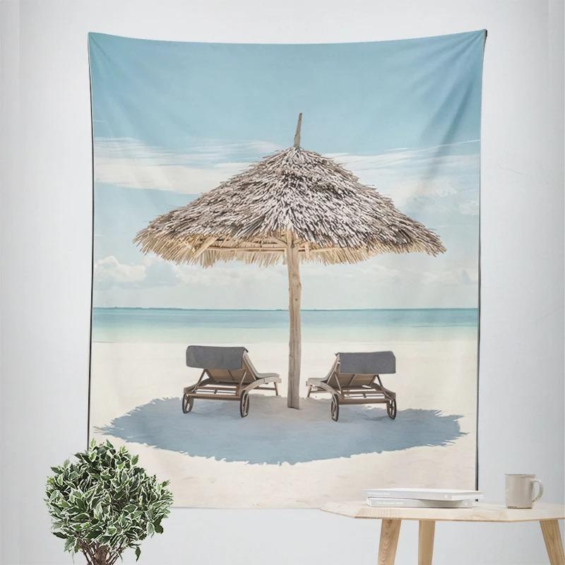 Seagull Beach Decorative Tapestry Home Wall Decor Office Living Room Tapestry