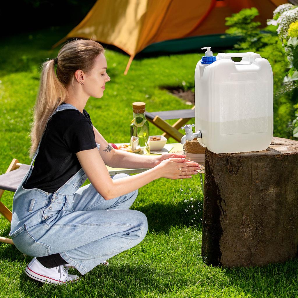 KADAX Water Canister Washbasin Container Canister Soap Dispenser Liquids 20L With Tap