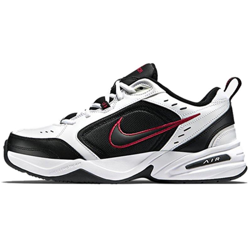 Nike Air Monarch Iv White Black Sneakers 415445-101