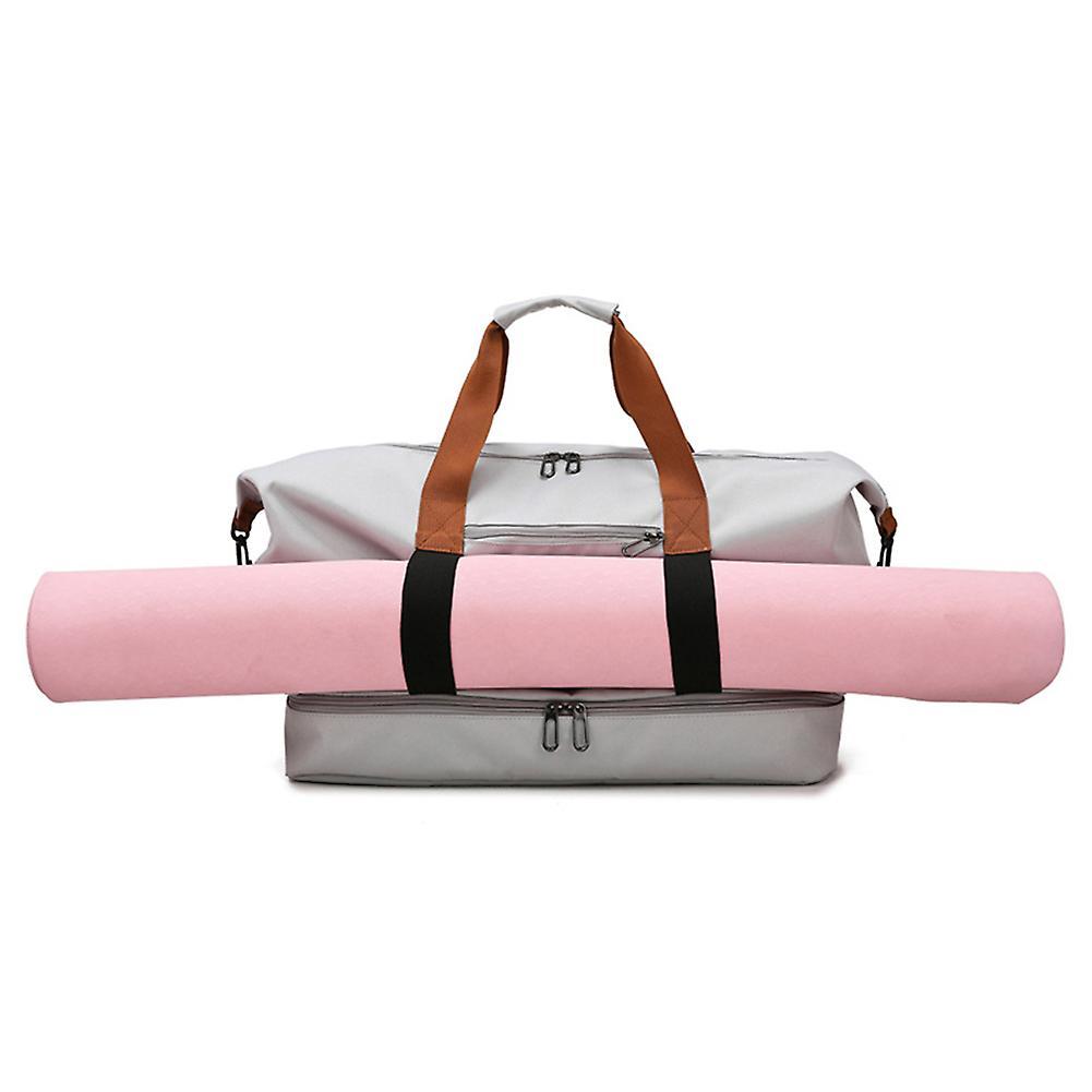 Color Matching Wet Dry Separation Sports Bag Multipurpose Waterproof Crossbodys Bag for Camp Business Trip