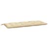 Vidaxl Garden Bench Cushions, 2 Pcs, Beige, Oxford Fabric