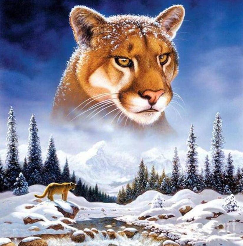 5D-Diamantmalerei zum Selbermachen, voller Bohrer, Tier, Wolf, Elefant, Diamant-Stickerei, Mosaik-Kunst, Bild, Koala, Kreuzstich, Heimdekoration