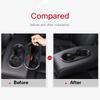 For Tesla Model 3 For Tesla Model Y 17-24 Real Carbon Fiber Car Rear Armrest Water Cup Holder Cover Trim Sticker Car Accessories