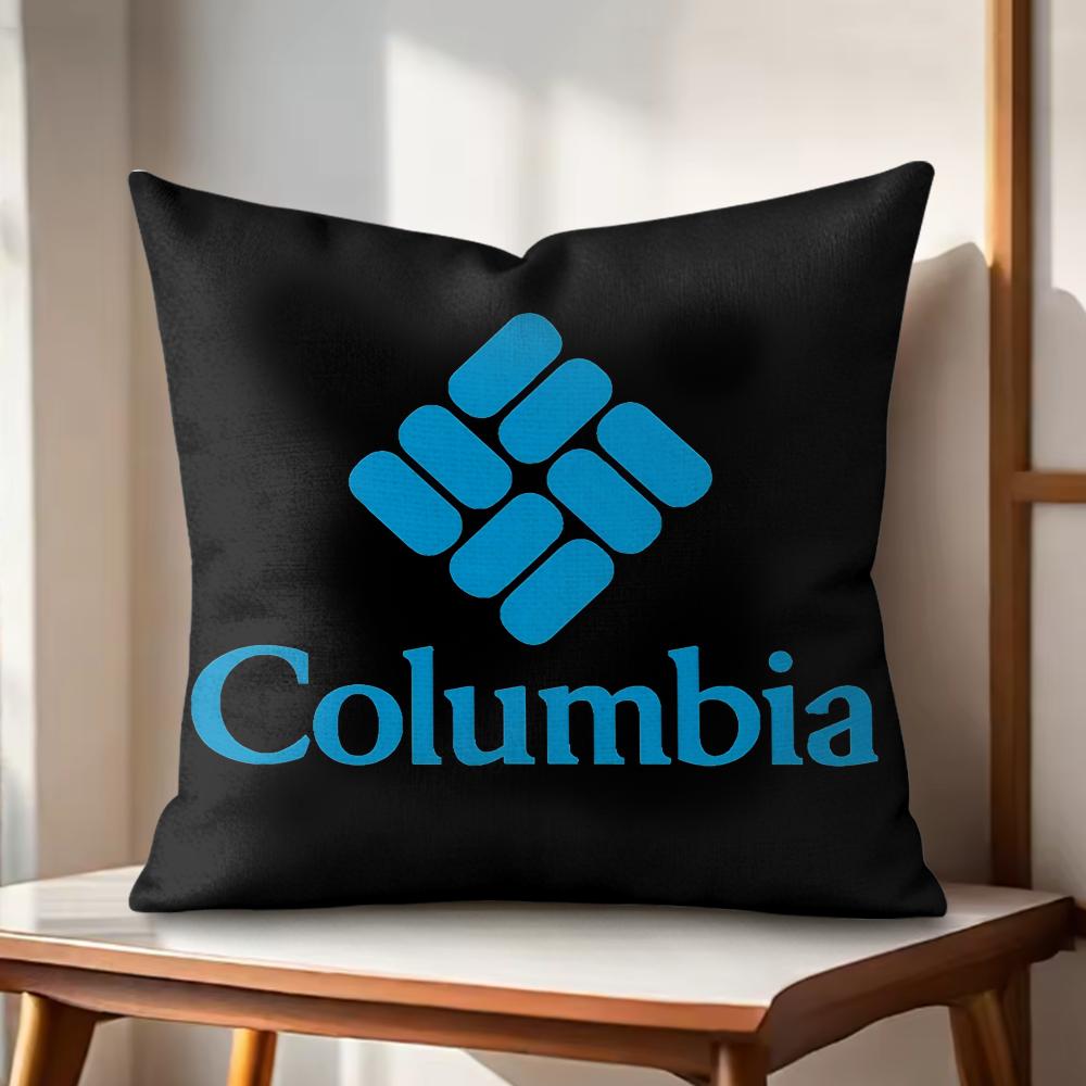 CColumbiaS Outdoor Brand Cushion Cover Natural Linen Organic Fabric DoubleSided Printing Couch Pillow Covers Home Decor