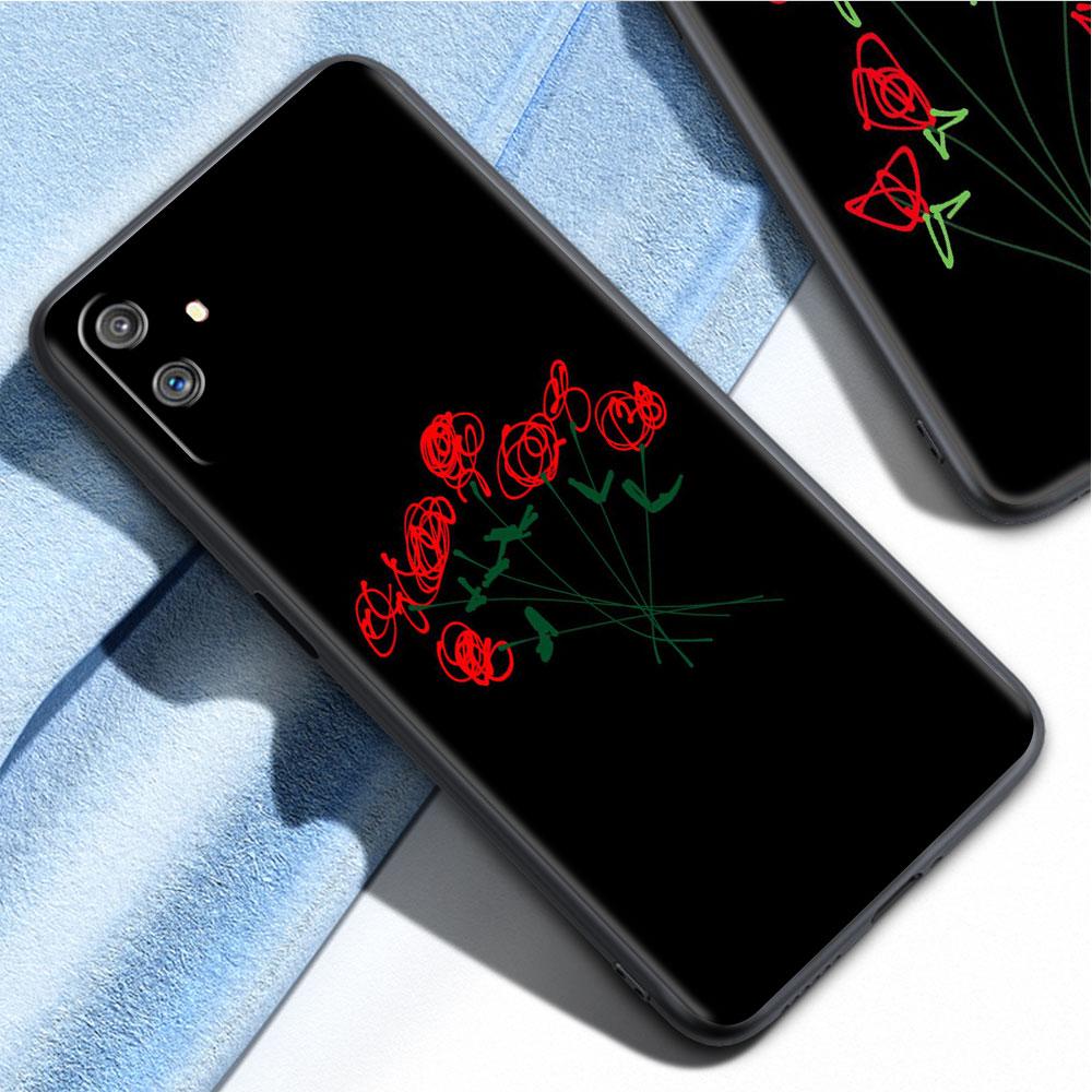 Case For Realme 8 C21y GT Neo 2 3 8i C21 7 C11 6 C12 C35 C3 GT 9 Pro C12 Silicone TPU Phone Cover Flower