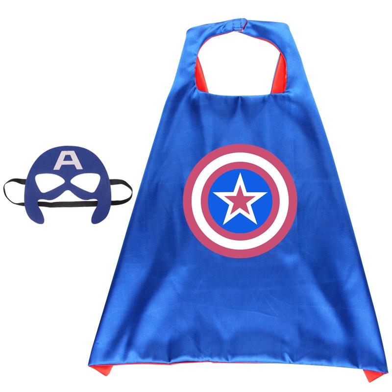 Superhero Cloak Adult Children Cape With Mask For Ultimate Halloween Costume Experience