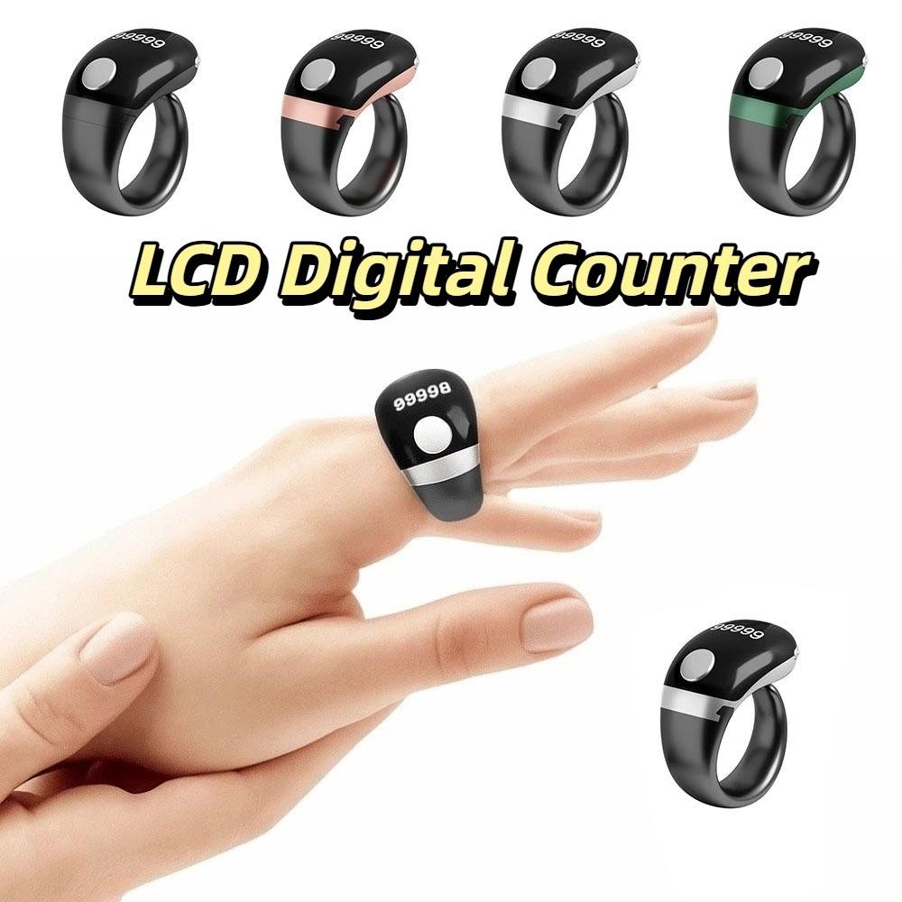 Touch Control Digital Tally Counter Removable Point Marker Smart Ring Counter  Prayer Tracking