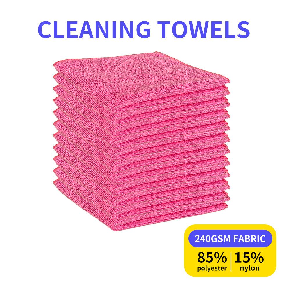 Dishwashing Cloth Kitchen Rag Custom Scouring Pad Household Products Multifunctional Cleaning Towel 30*30CM 10 Piece Microfiber
