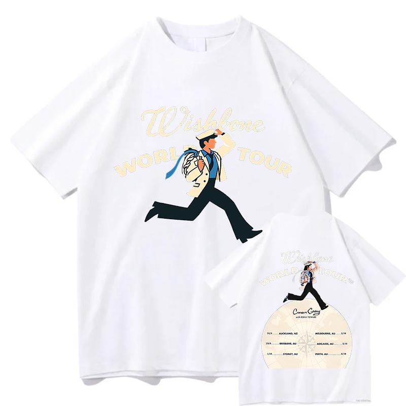 Conan Gray Wishbone World Tour 26 Tshirts Unisex Women Summer Cotton Clothing Casual Fashion Round Neck Short Sleeved Tee