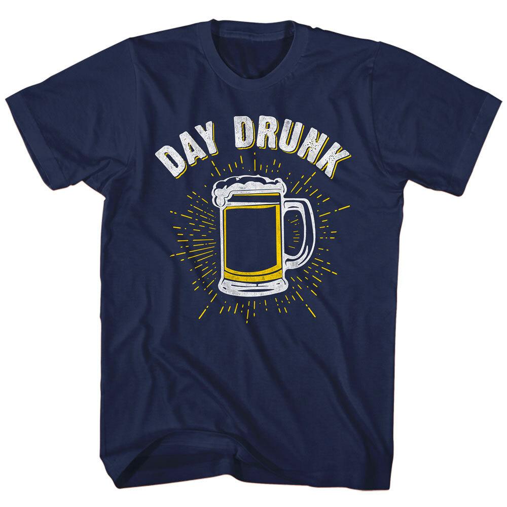 Drunk Society Day Drinking Beer Men T Shirt S