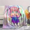Anya Forger Print Flannel Blanket, Ultra Soft High Quality All Seasons Warm Throw, Home Decor Cozy Blanket, Perfect Christmas Gift
