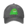 Feid Ferxxo Logo Washed Denim Cap Casual Baseball Caps Adjustable Hat Summer Unisex Baseball Hats