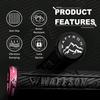 WFS World Map MTB Grips Single Clamp Ergonomic Mountain Bike Handlebar Grips Comfortable Vibration Damping for and Downhill Black and Pink Lock-On –