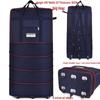 158L Aviation Large Capacity Rolling Travel Bag - Foldable Wheeled Luggage Storage, Oxford Cloth