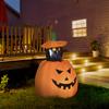 Self-inflating Halloween decoration, Halloween pumpkin, including LEDs, outdoor, weatherproof, 76 x 64 x 115 cm, orange