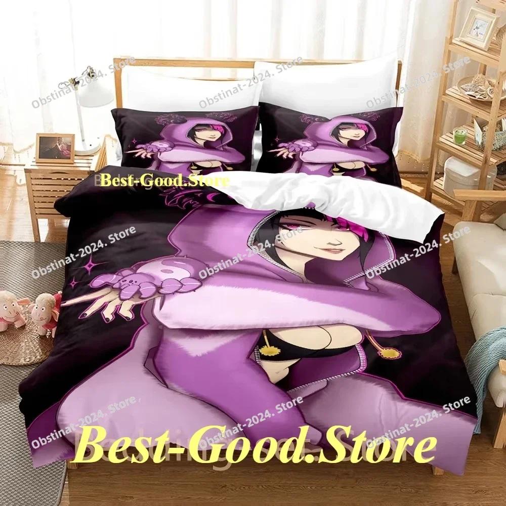 Hip Hop Game Juri Han Bedding Set Printed Bed Set With Pillowcase Bed Duvet Cover Soft Single Double Queen Super King Size