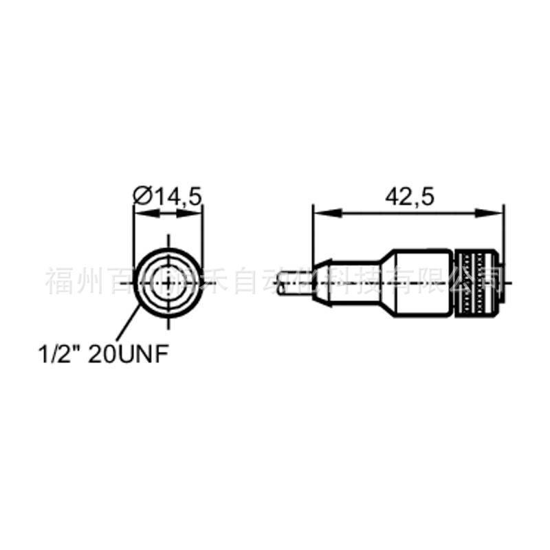 E11250/E12502 ifm Sensor Accessories with Gold-Plated Socket Connection Cable E11250