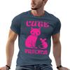 Cat And Mouse Cute Friends Pink TShirt funny t shirts cotton cotton t shirts Unisex 100 t shirt Unisex casual Tshirt