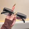 Non-polarized Vintage Small Frame High-end Simple Fashion Sunglasses Women's Men's Street Photography Fashion Sunglasses