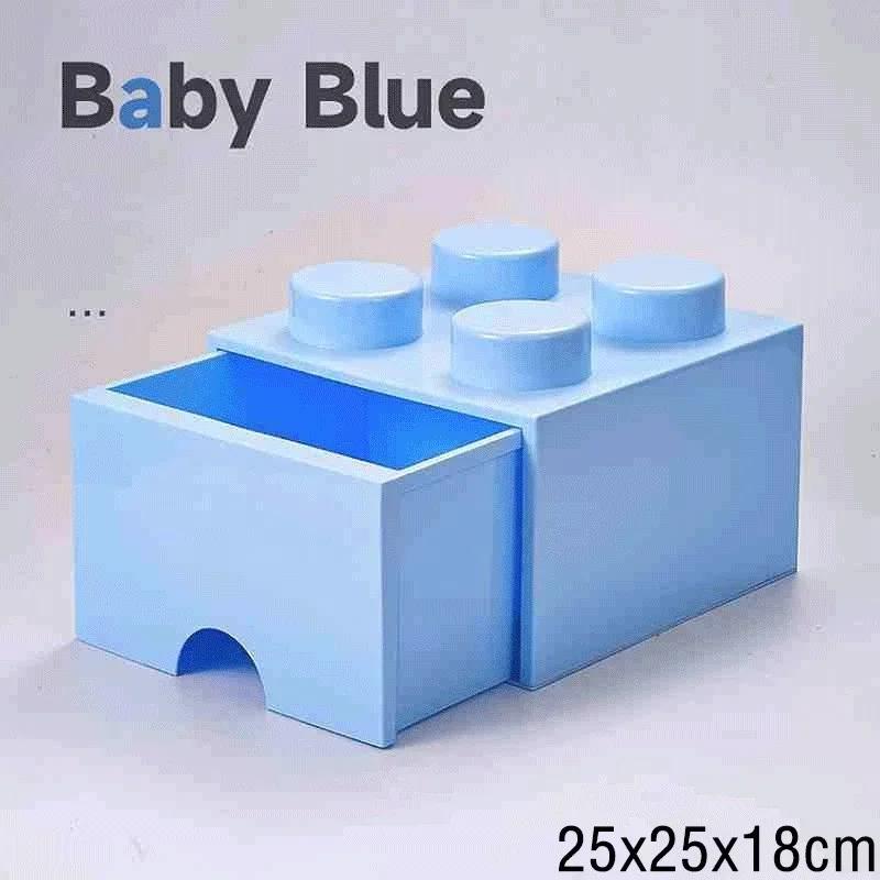 New Creative Storage Box Building Block Shapes Plastic Boxs Superimposed Desktop Handy Office Supplies Space Saving