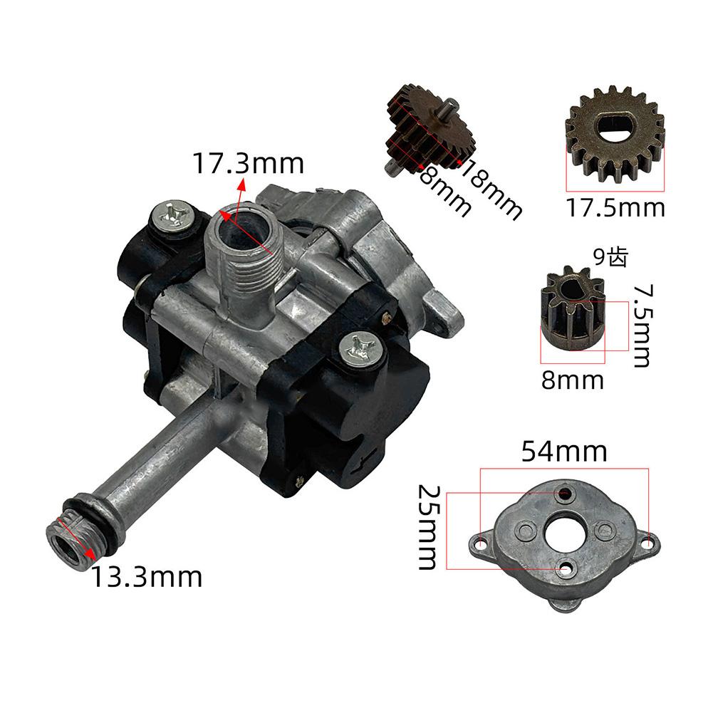 Compatibilidad 12V 16.8V 21V Hidrolimpiadora Bomba de Pistones Bomba de Agua