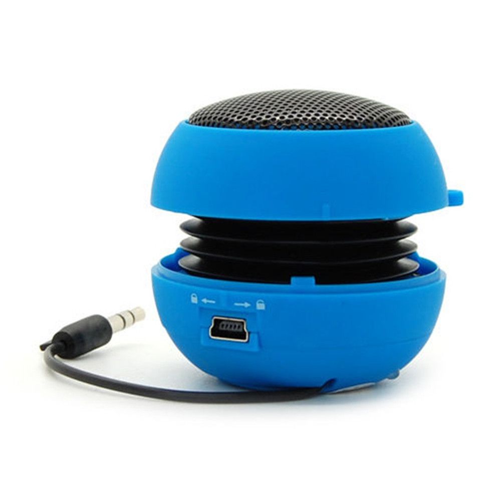 Portable Music Player Wired for Phone PC Mini 3.5mm Jack Hamburger Speaker Amplifier Sound Box