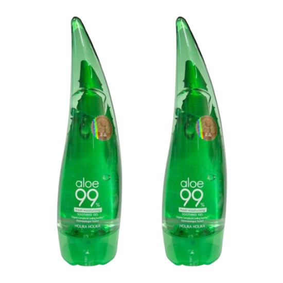 HOLIKA HOLIKA Aloe 99% Soothing Gel 250ml – Refreshing Moisture Cooling Gel (2 Options)