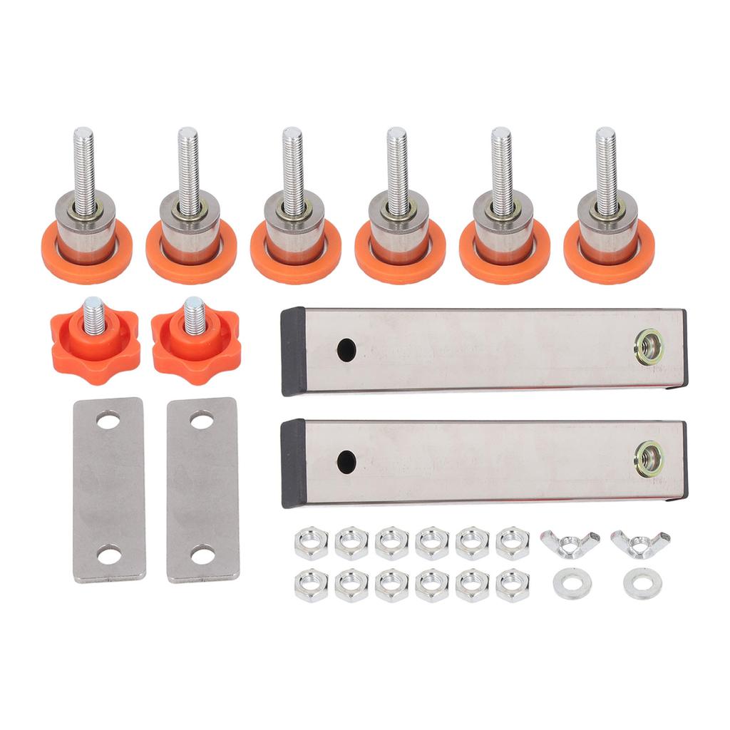 Cutting Machine Foot Pads Stainless Steel Non Slip PVC 6 Legs Foldable Support Pad Set