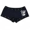 VIONA Mode Femme Emo Noir Décontracté Imprimé Mode Y2K Sexy Coupe Ajustée Polyvalent Taille Basse Gothique Hip-hop Street Short
