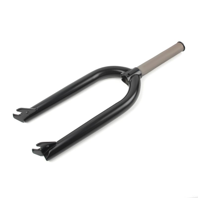 20"BMX Bike Front Fork CR-MO 28.6*163mm Performance Bicycle Black Chrome Front Forks