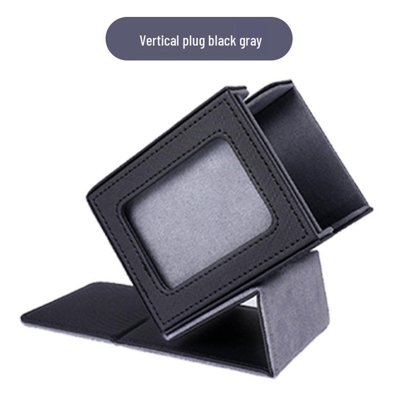 Large Capacity Leather Card Storage Box with Diamond Pattern for Pokémon & Three Kingdoms Kill Game Cards