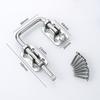 Thickened Gate Latch Non Perforated Door Bolts Hardware Door Buckle  Drawer