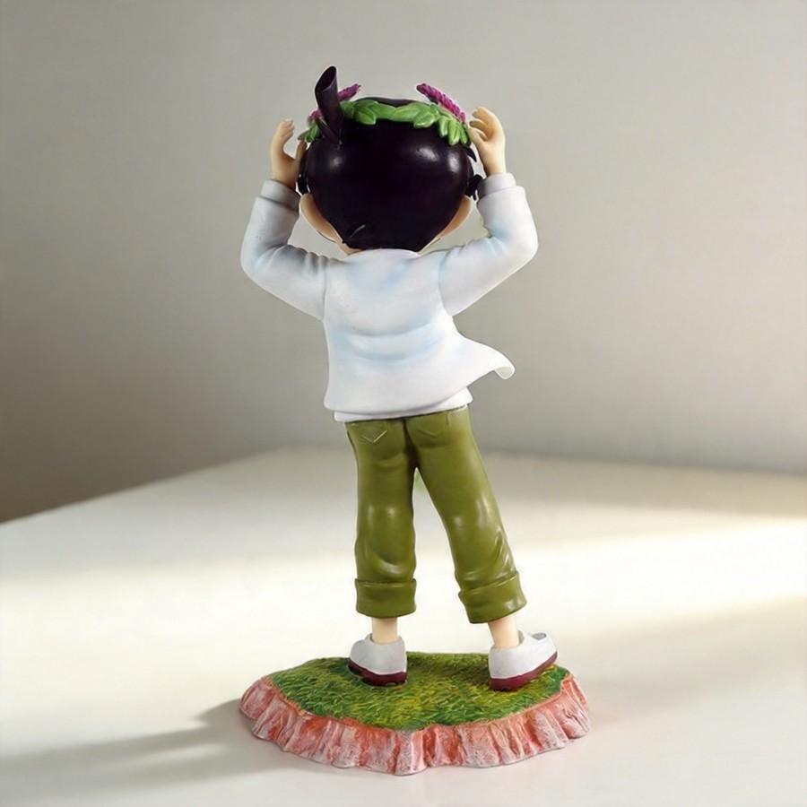 Detective Conan Anime Figure with Wreath Crown - 18cm GK Model Desktop Case Car Ornament Two-Dimensional Game Peripheral Toy